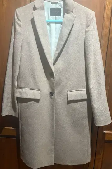 TOMORROWLAND 울 캐시미어 롱 코트 베이지 계열 사이즈 36