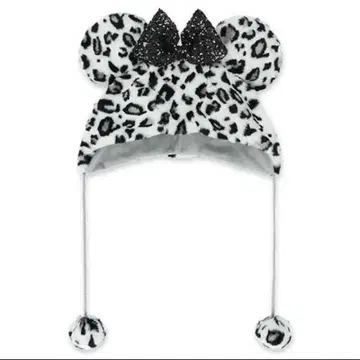 [ 새상품 ] 미니 마우스 팬캡 레오파드 무늬