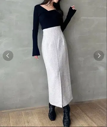 RESEXXY I 라인 타이트 스커트