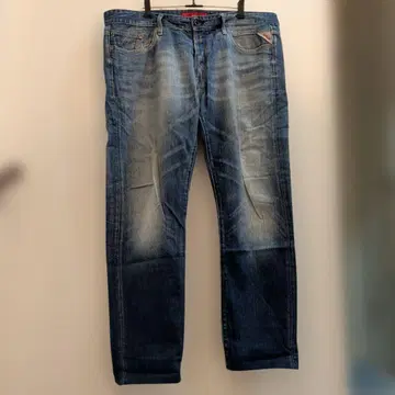 REPLAY 스트레이트 데님 페이드 가공 36인치