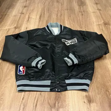 80~90s 스타터 샌안토니오 스퍼스 바시티 자켓 블랙