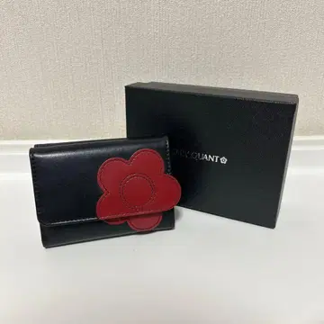 MARY QUANT 지갑 레드&블랙
