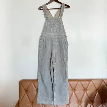 [ DAILY TOPICS ] 오버롤 데님 히코리 스트라이프 M