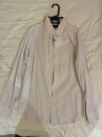 A.P.C. 체크 무늬 긴팔 버튼 다운 셔츠 사이즈 1