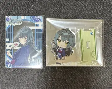 학마스 니와노유 츠키무라 테마리 클리어 카드 아크릴 스탠드 2개 세트