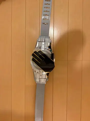 가면라이더 벨트 실버 블랙