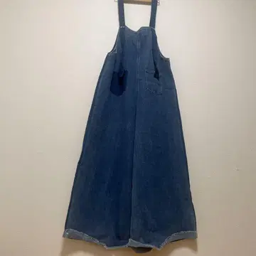 다크 데님 살로펫 올인원