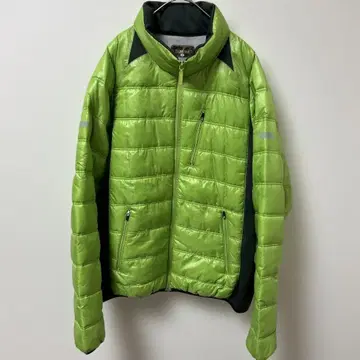 선라인 패딩 자켓 SCW-6111 방한 낚시 선명한 그린