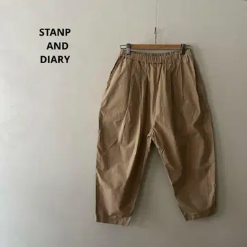 스탬프앤다이어리 코튼 벌룬 팬츠 와이드 팬츠