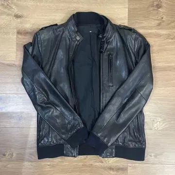 HARE 블랙 가죽 자켓 S 사이즈