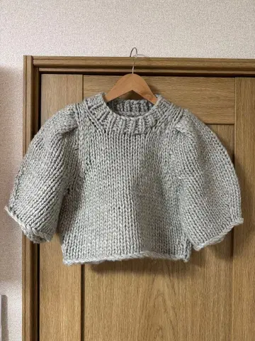 TODAYFUL 그레이 반팔 니트