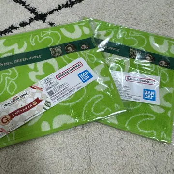 Mrs. GREEN APPLE 제일복권 G상 자카드 타월 미세스 2장