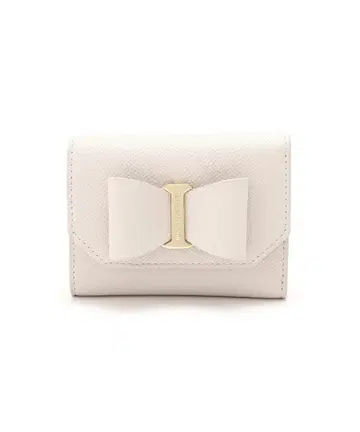 메탈 플레이트 리본 지갑