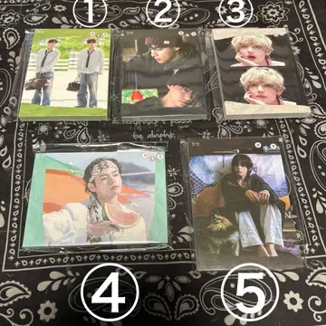 BTS 한국 생산자 신 메모장 태태