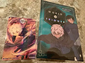 점프 페스타 한정판 월드 트리거 오로라 카드놀이 씰 포함