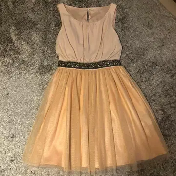 AIMER 슬리브리스 캐주얼 드레스 스팽글