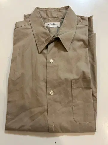 ALCARZA 베이지 긴팔 셔츠 L