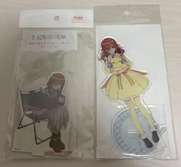 5등분의 신부 나카노 미쿠 아크릴 스탠드 2점 묶음 판매