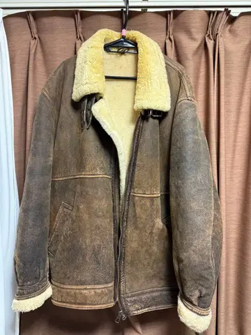 브라운 가죽 자켓 퍼 포함 archive