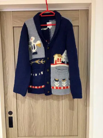 동물 뜨개질 니트 가디건