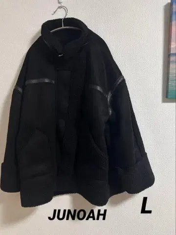 주노아 JUNOAH 절개 무스탕 자켓 여성용 L