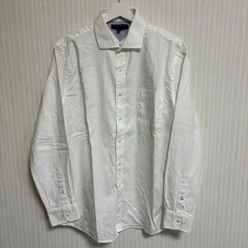 E5455 타미힐피거 화이트 슬림핏 셔츠 구제 의류