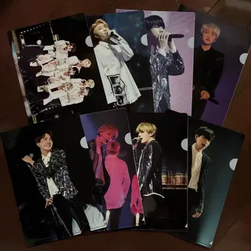 BTS THE WINGS TOUR A5 클리어 파일 세트