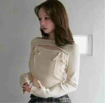 [ ANDMARY ] 미사용 새상품 Bebe knit tops 안드마리