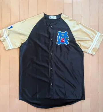 [ 새상품급 ] 모모쿠로 베이스볼 유니폼 블랙 x 골드 프리 사이즈