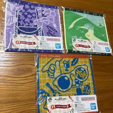 미세스 그린애플 제일복권 G상 자카드 타월 3개 세트