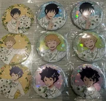 월드 트리거 캔뱃지 오키 미나미사와 호소이