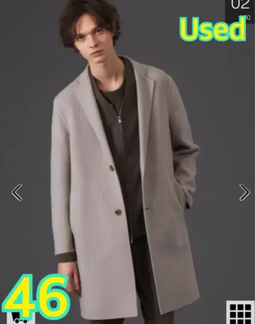 [ Used ] ABHOUSE 아바하우스 리버 울 체스터 코트 46