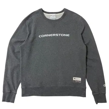 Champion 트레이닝복 맨투맨 그레이 앞V 아메카지 챔피온