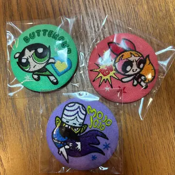 파워퍼프걸스 자수 캔뱃지