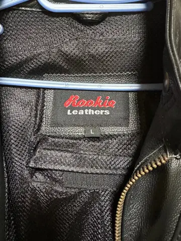 Rookie Leathers 싱글 라이더 L 블랙