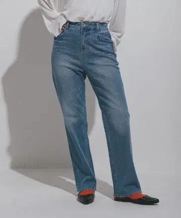 LEPSIM 스트레치 데님 팬츠 라이트 블루 L 사이즈