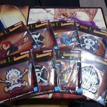 제일복권 원피스 신 사황 I상 러버 모듬 전 8종 세트