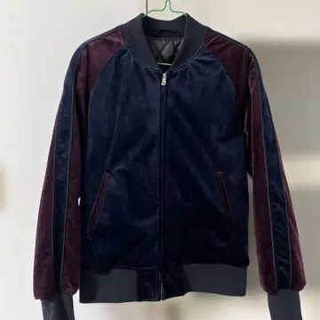 GU 네이비 버건디 자켓