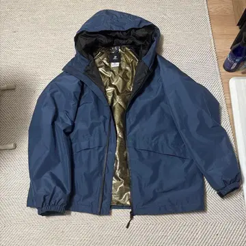 바디써모 네이비 후드 부착 자켓 LL