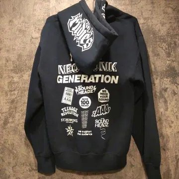 루디스 rudies 후드티 NEO PUNK M 사이즈 블랙