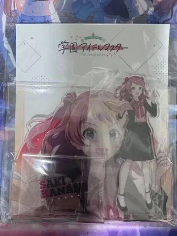 학마스 팝업 스토어 업무 체험 페어 아크릴 스탠드 하나미 사키