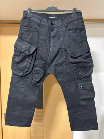 GLAMOUR 가스 마스크 카고 팬츠