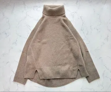 FRAMEWORK 울 캐시미어 터틀넥 니트 브라운