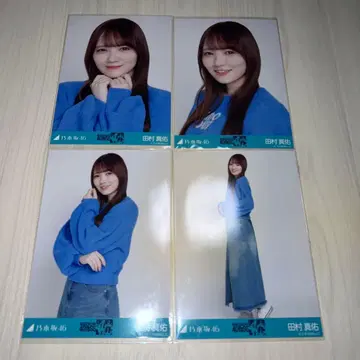 노기자카46 타무라 마유 니트 x 롱 데님 스커트 히키 요리 브로마이드