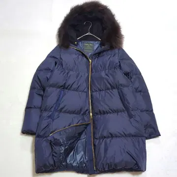 새상품급 40 니시카와 다운 나노 유니버스 2way 퍼 다운 코트