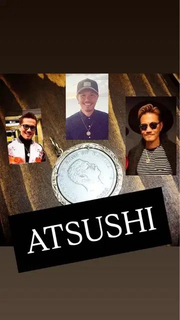 ATSUSHI maxi 코인 펜던트