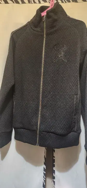 ABORDAGE 블랙 비쥬 후드티와 팬츠 세트