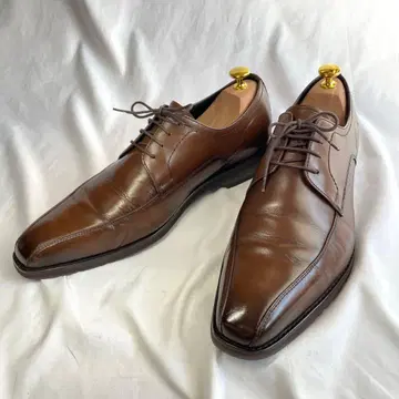 [ GORE-TEX ] 마드라스 워크 비즈니스 슈즈 브라운 26.5cm