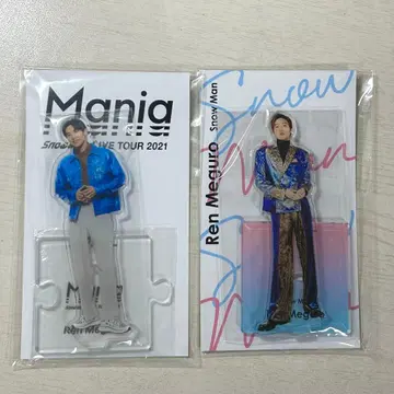 Snow Man 메구로 렌 아크릴 스탠드 2종 세트