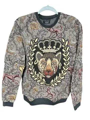 [ 새상품급 ] ZARA 자수 맨투맨 트레이닝복